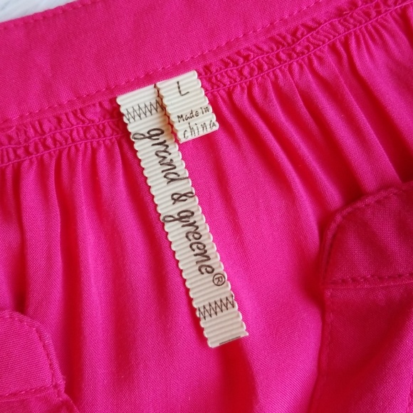 Grand & Greene Large Bright Pink Casual Work Top - Picture 5 of 8